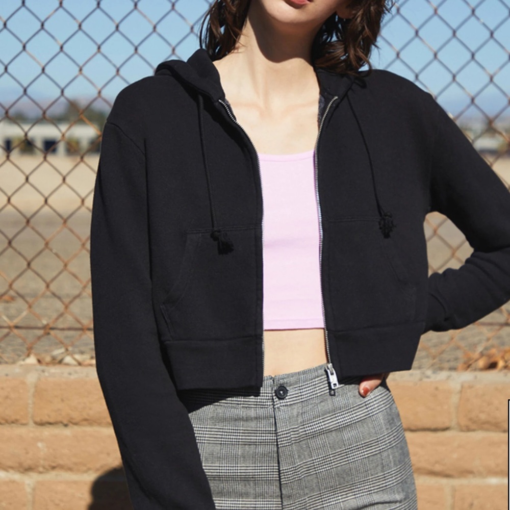 John Galt Black Crystal Hoodie